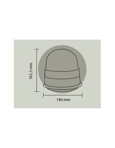 Faro lampeggiante a led Base Piana