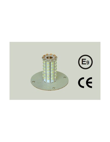 Faro lampeggiante a led Calamita e Ventosa