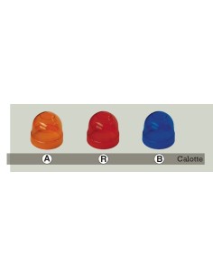 Calotta Arancio ricambio per Faro lampeggiante a led