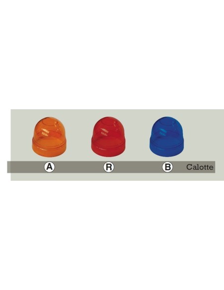Calotta Arancio ricambio per Faro lampeggiante a led