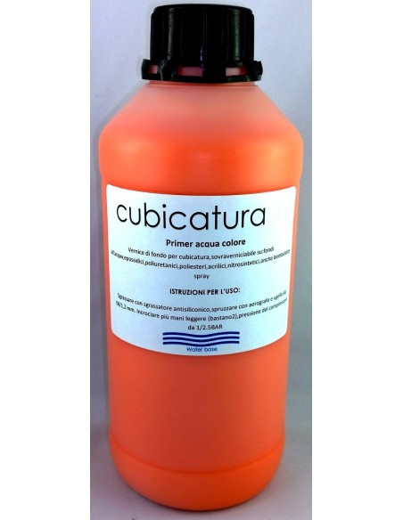 NOVITA' - Primer acqua -FAST CUBIC - ARANCIO ACIDO
