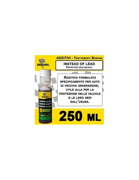 BARDAHL Instead Of Lead Sostituto Del Piombo Per Benzina Protettivo Sedi Valvole 250 ML