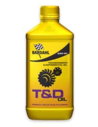 BARDAHL T&D Oil SAE 80W90 Lubrificante Speciale Per Trasmissioni e Differenziali di Veicoli Industriali 1 LT