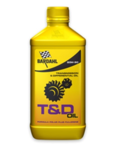 BARDAHL T&D Oil SAE 80W90 Lubrificante Speciale Per Trasmissioni e Differenziali di Veicoli Industriali 1 LT