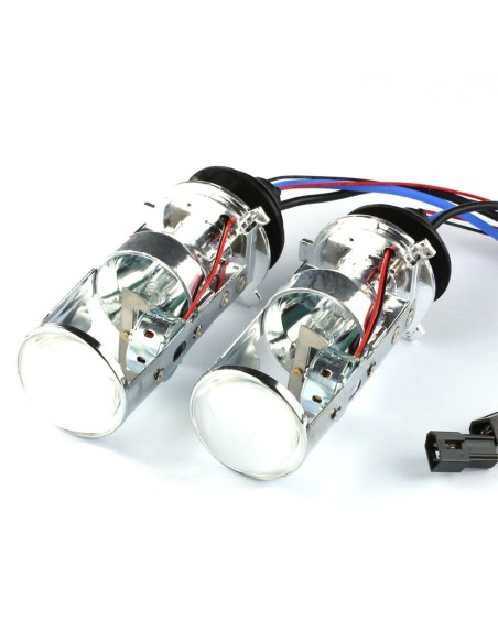 kit lampade BiXeno in H4 6000K con lente