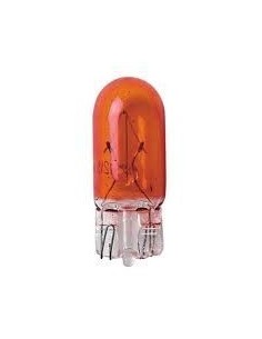 T10 W5W Arancio (tutto vetro) 12V