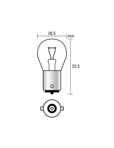 Base Bay15d Doppia Luce Rossa