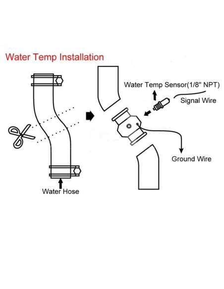 SENSORE ACQUA PER TUBO