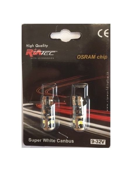 Lampade 9 Led Chip Osram Cambus - 12V