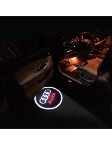 Lampada di cortesia a LED con LOGO AUDI