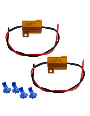 Kit Fari Full Led Freccia Misura Tondo CROMO 2 Pz