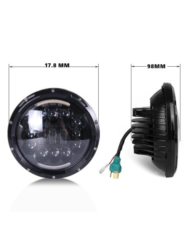 Kit Fari Full Led Freccia Misura Tondo 2 Pz