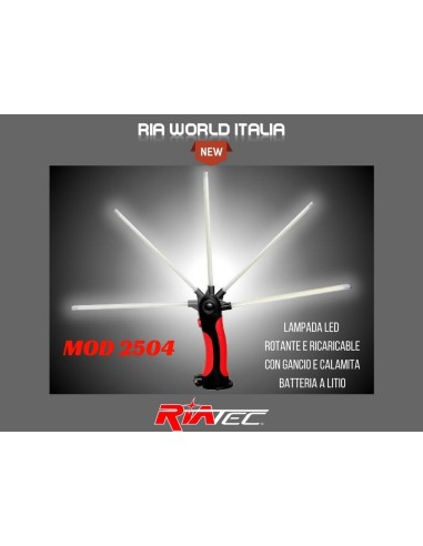 Lampada a Led Multifunzione sottile e rottante RIATEC