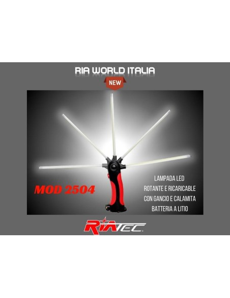 Lampada a Led Multifunzione sottile e rottante RIATEC