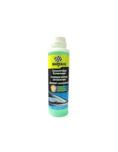 BARDAHL Windscreen Cleaner Concentrated Liquido Lavavetri Concentrato Antigelo -20 Gradi Pulisce e Sgrassa 250 ML