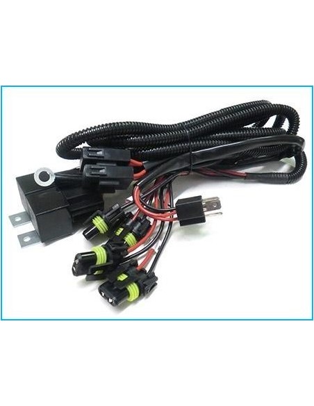 Cablaggio Unico per H4 Doppio Bulbo 12V