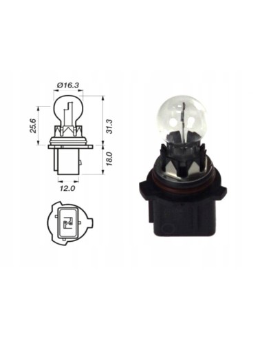 Kit Led P13W PG18.5D-1 Cambus 6500k