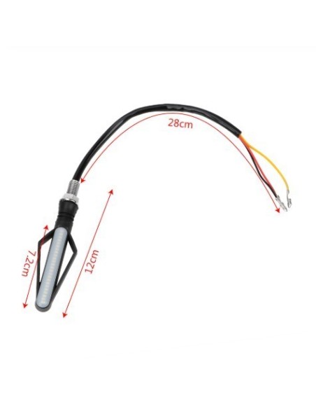 Freccia Led Dinamica Drl Rosso (1 PZ)