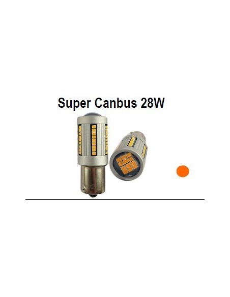Base BA15S Amber 28W