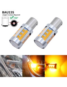 Base BA15S Amber 28W 2