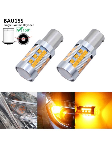Base BA15S Amber 28W