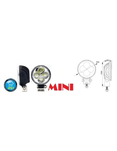 Faretti universale Mini 2pz