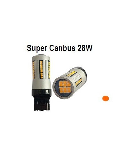 Base BY27W Amber 28W