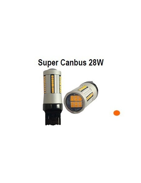 Base BY27W Amber 28W